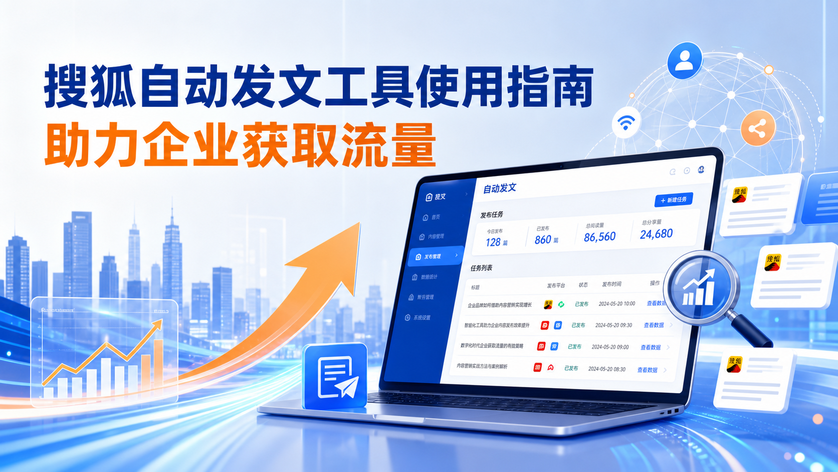 搜狐自动发文工具的使用指南:助力汉中企业获取流量